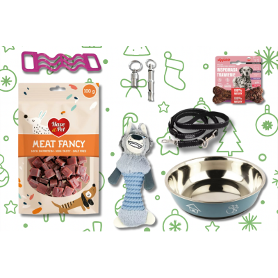 Doggie Gift Box – Zestaw 7 Upominków dla Twojego Pupila