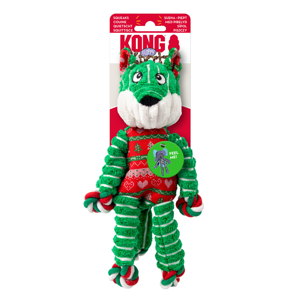 KONG HOLIDAY FLOPPY KNOTS MEDIUM H25D118