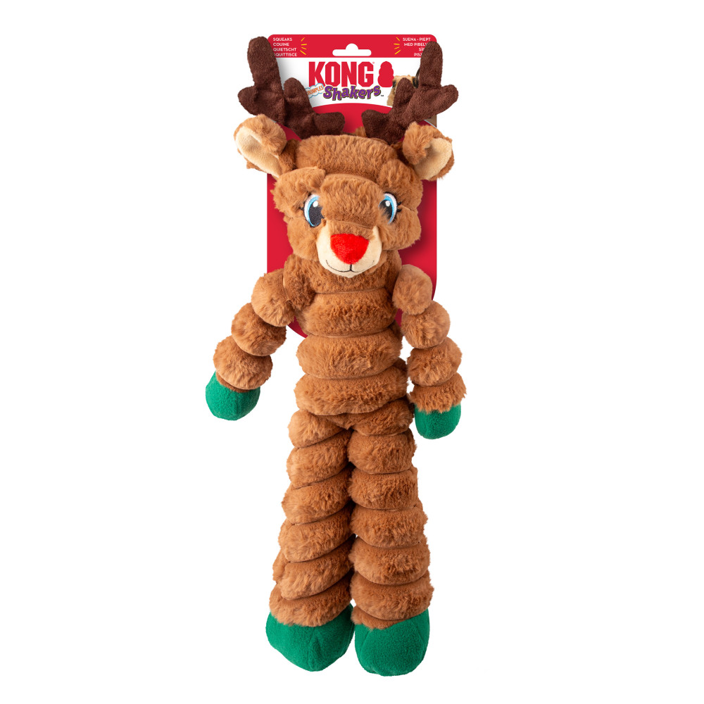 KONG HOLIDAY SHAKERS CRUMPLES REINDEER XL H25D124