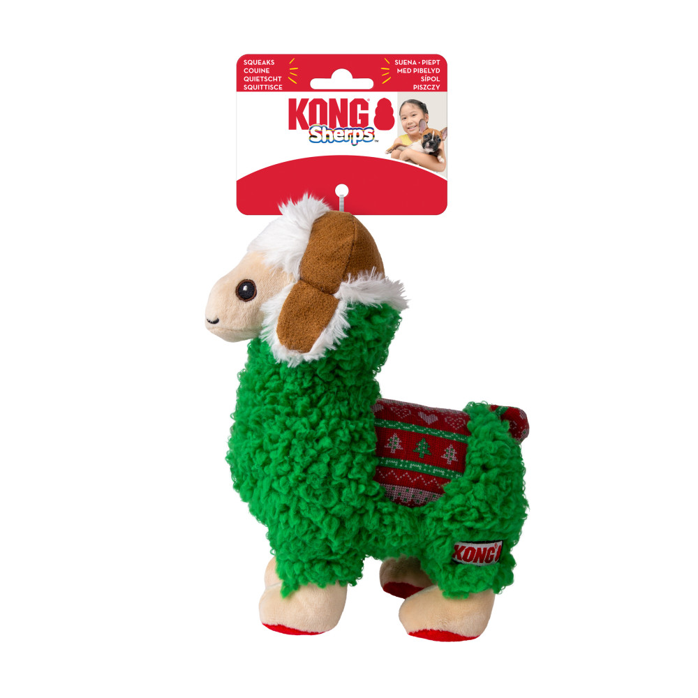KONG HOLIDAY SHERPS LLAMA MEDIUM H25D126