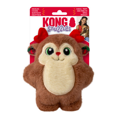 KONG HOLIDAY SNUZZLES REINDEER SMALL H25D131