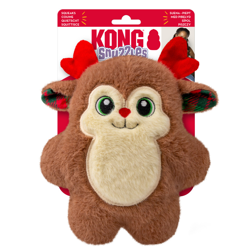 KONG HOLIDAY SNUZZLES REINDER MEDIUM H25D132
