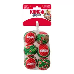 KONG HOLIDAY SQUEAKAIR BALLS SMALL H25D134
