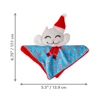 KONG HOLIDAY CRACKLES SANTA KITTY H25C148