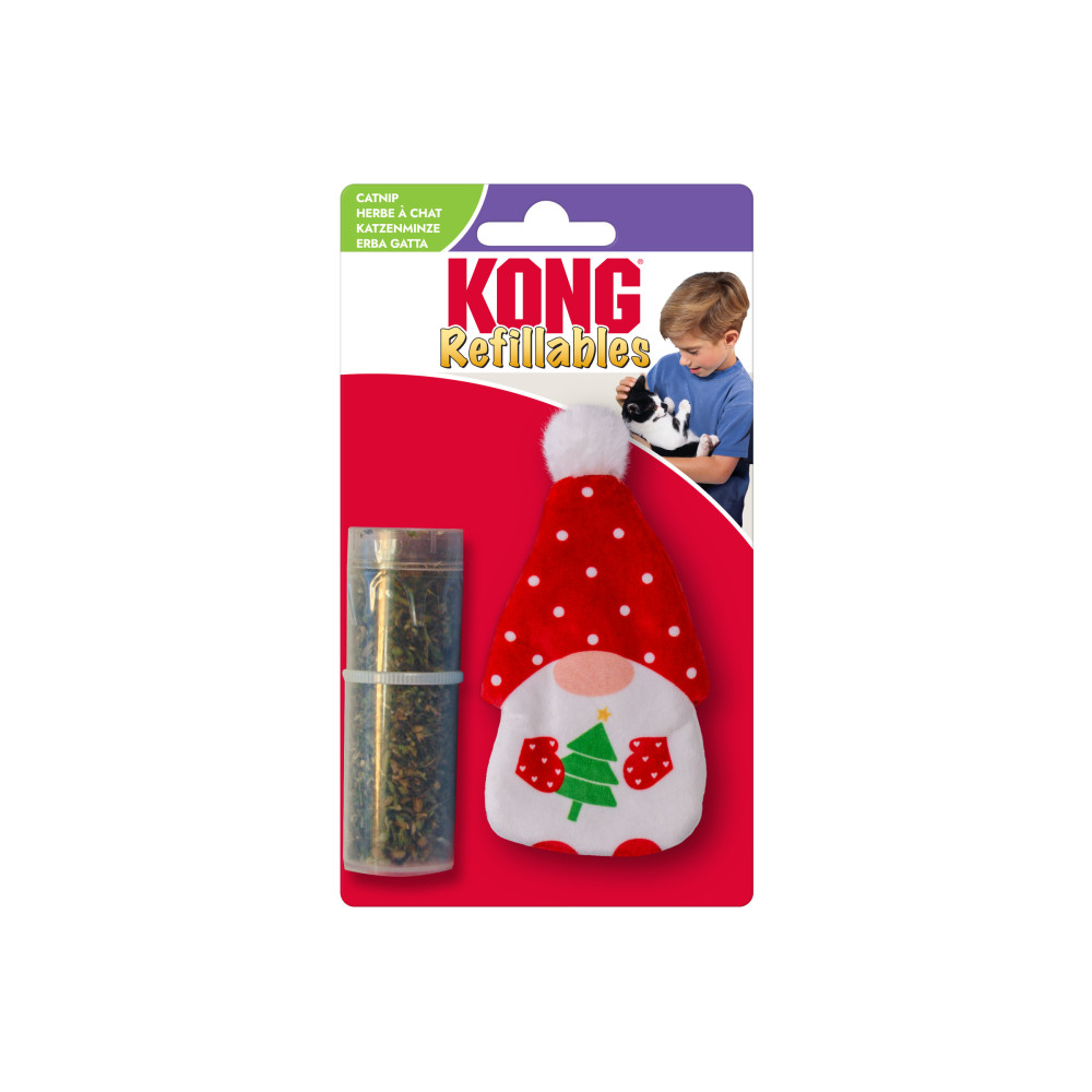 KONG HOLIDAY REFILLABLES GNOME H25C154