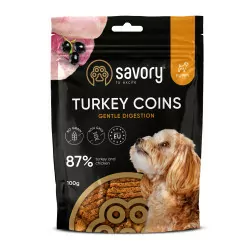 SAVORY JERKY DOG PUPPIES TURKEY 100G