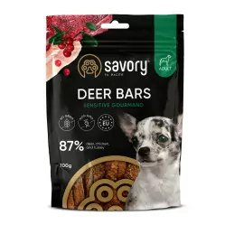 SAVORY JERKY ADULT DOG VENISON 100G