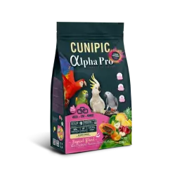CUNIPIC ALPHA PRO PARROT TROPICAL 1 KG