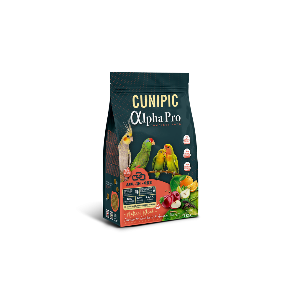 CUNIPIC ALPHA PRO MEDIUM SIZED BIRDS 1KG