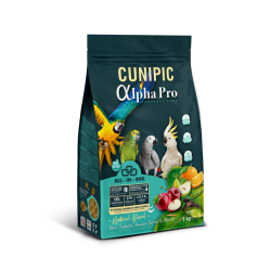 CUNIPIC ALPHA PRO PARROT NATURAL 1 KG.