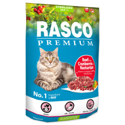 RASCO PREMIUM CAT STERILISED WOŁOWINA Z ŻURAWINĄ I NASTURCJĄ 2KG