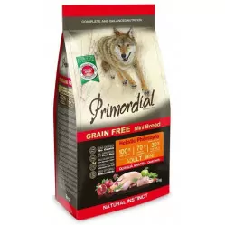 PRIMORDIAL GRAIN FREE DOG MINI ADULT QUAIL&DUCK 6KG
