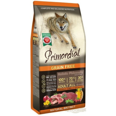 PRIMORDIAL GRAIN FREE DOG ADULT WILD BOAR&LAMB 2KG