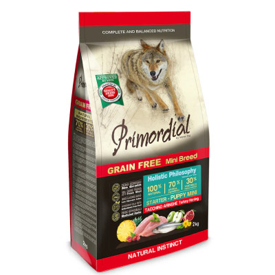 PRIMORDIAL GRAIN FREE PUPPY MINI HERRING&TURKEY 2KG
