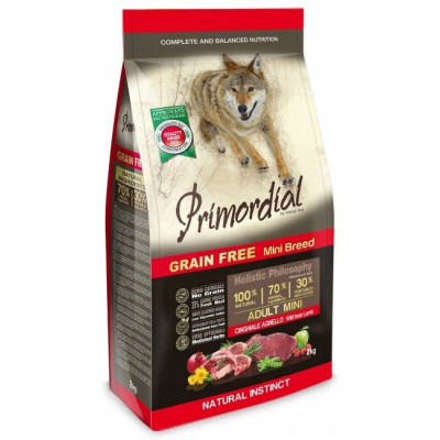 PRIMORDIAL GRAIN FREE DOG MINI ADULT WILD BOAR&LAMB 2KG