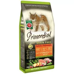 PRIMORDIAL GRAIN FREE CAT NEUTERED EXIGENT SALMON&QUAIL 2KG