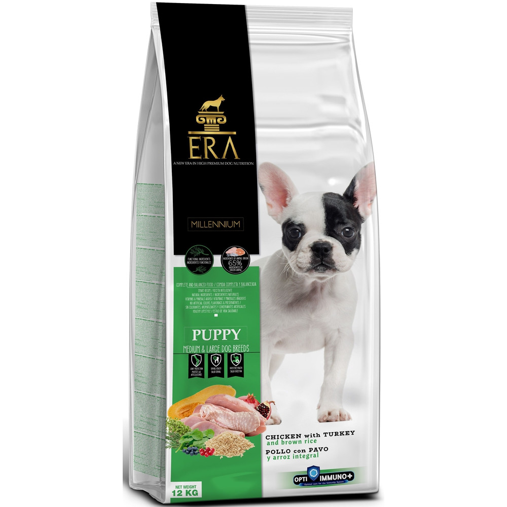 ERA PUPPY MEDIUM CHICKEN&TURKEY 12KG