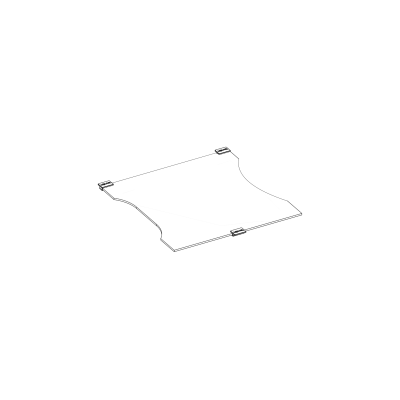 SZYBA SEPARUJĄCA OPTIBENT SET 70 CZARNY