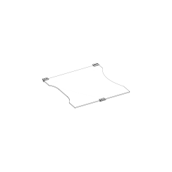 SZYBA SEPARUJĄCA OPTIBENT SET 70 BIAŁY