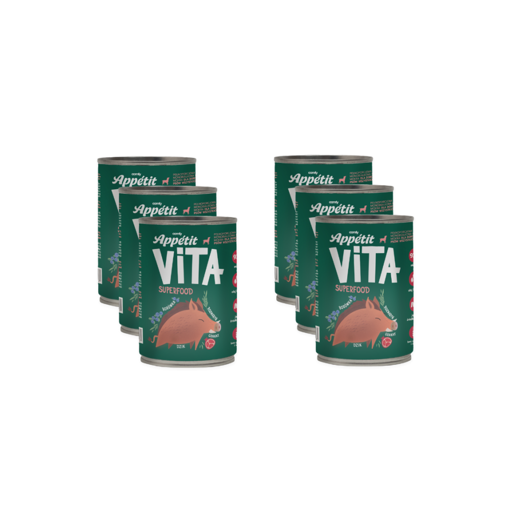COMFY APPETIT VITA DZIK 6x400G
