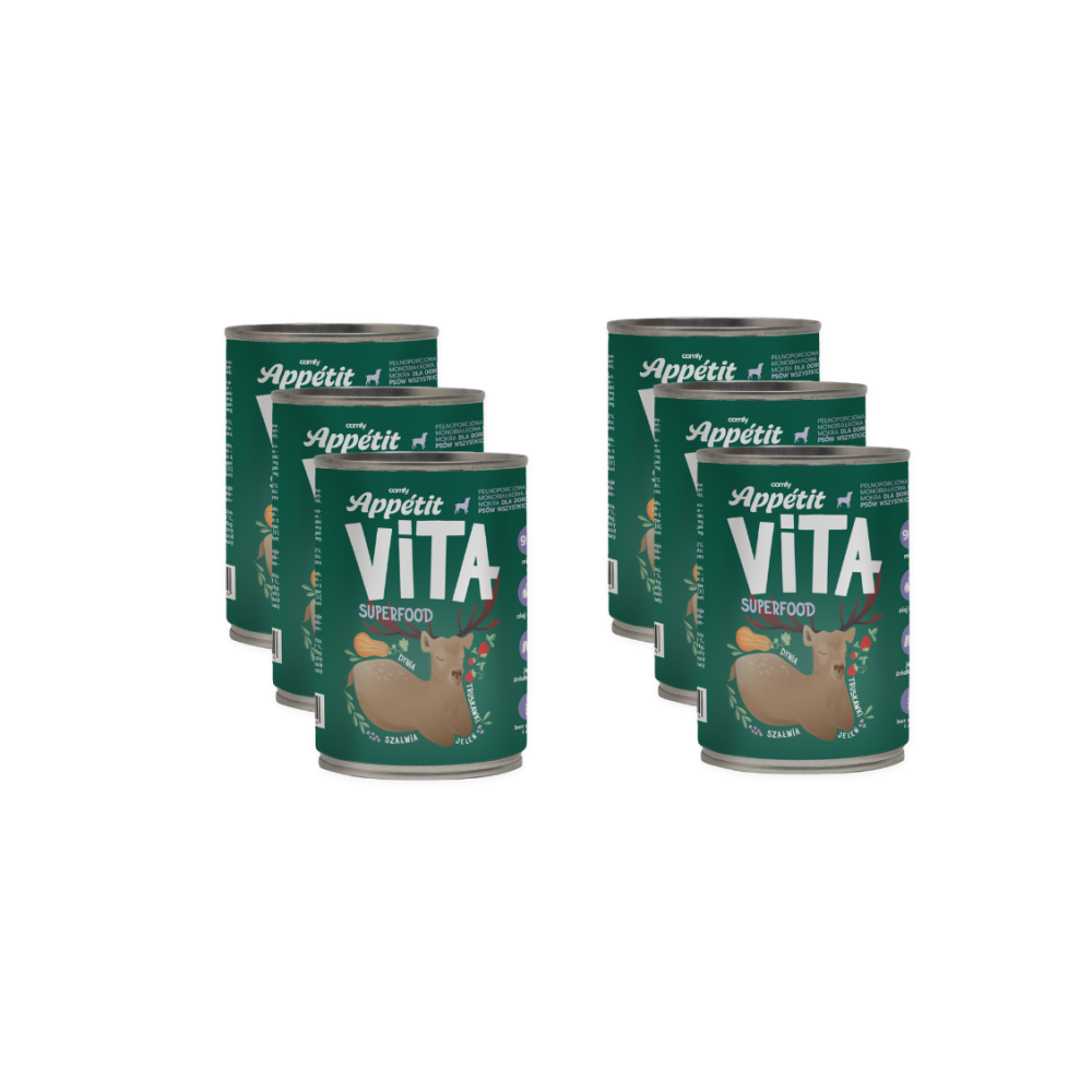 COMFY APPETIT VITA JELEŃ 6x400G