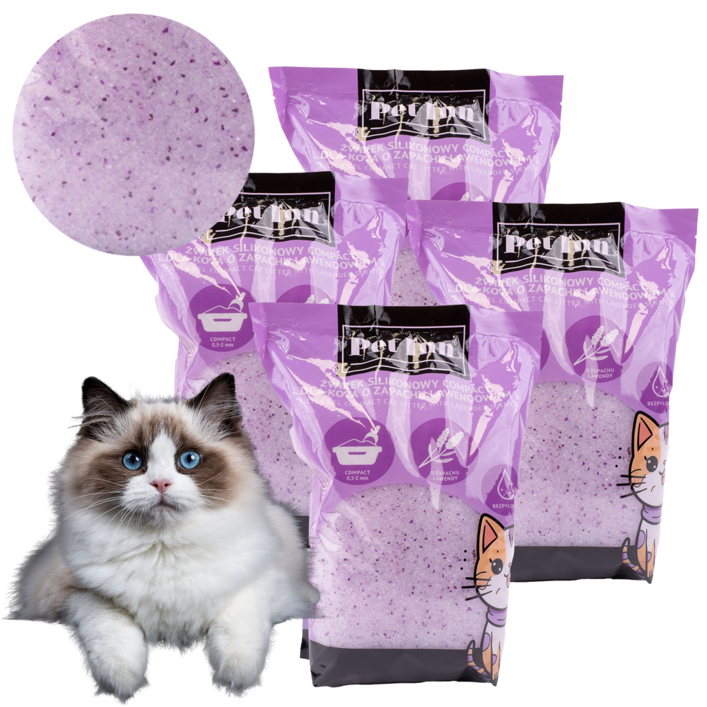 PET INN ŻWIREK SILIKON LAWENDA COMPACT 4x3,8L