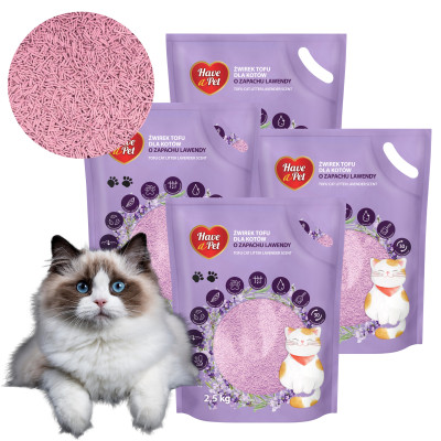 HAVE A PET ŻWIREK TOFU LAWENDOWY 4x2,5 KG