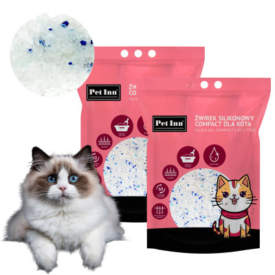 PET INN ŻWIREK SILIKON COMPACT 2x7,6 L