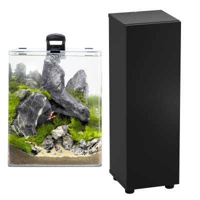 AQUAEL OPTIBENT SET 30 BLACK + SZAFKA SHRIMP SET 30 CZARNA