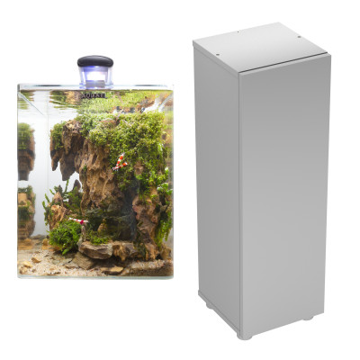 AQUAEL OPTIBENT SET 20 WHITE + SZAFKA SHRIMP SET 30 BIAŁA