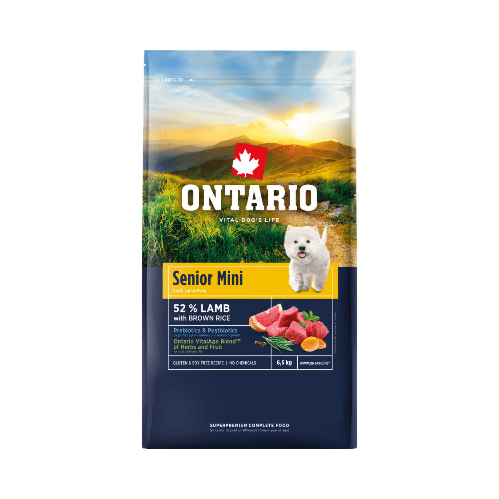 ONTARIO SENIOR MINI JAGNIĘCINA 6,5 KG