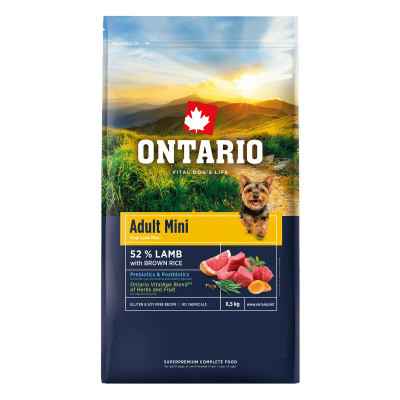 ONTARIO ADULT MINI JAGNIĘCINA 6,5 KG
