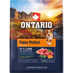 ONTARIO PUPPY MEDIUM JAGNIĘCINA 2,25 KG