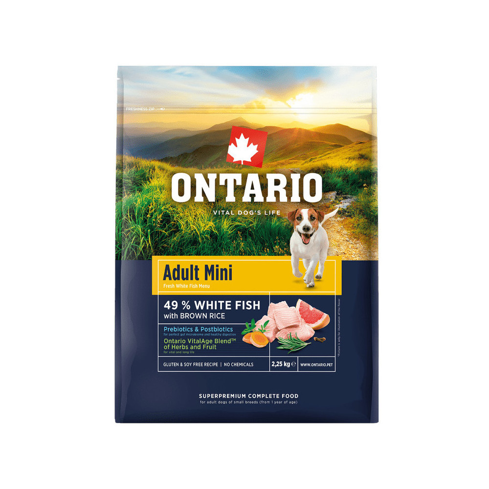 ONTARIO ADULT MINI RYBA 2,25 KG