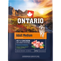 ONTARIO ADULT MEDIUM KURCZAK 2,25 KG
