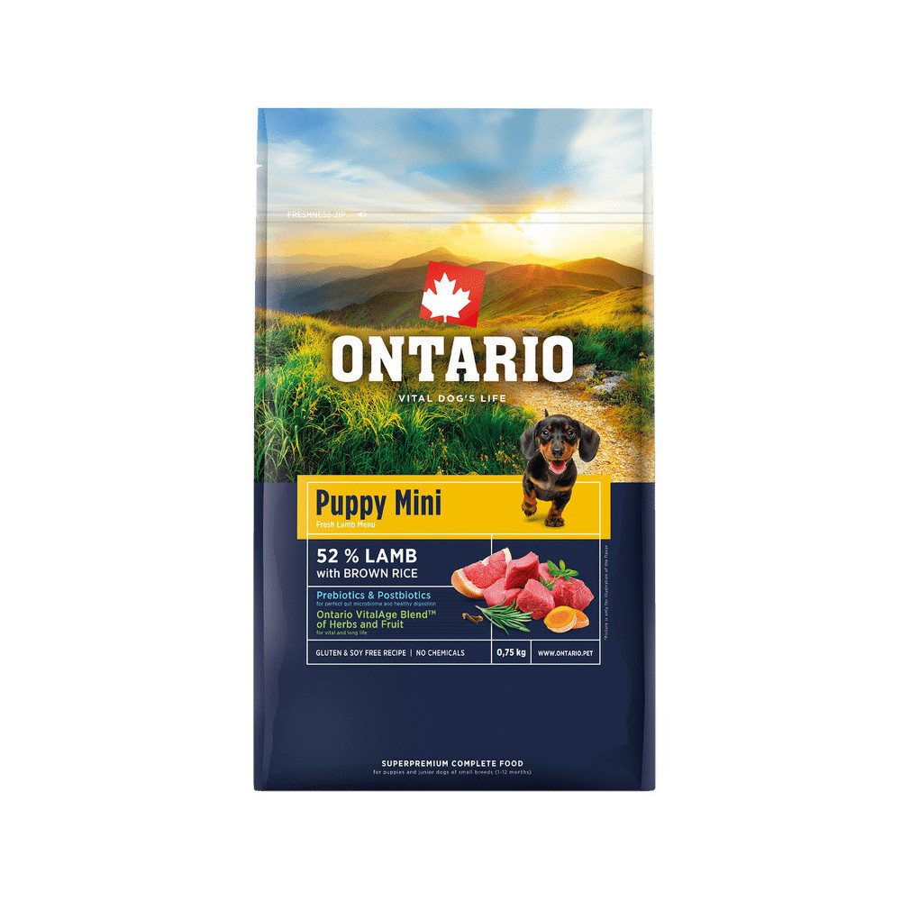 ONTARIO PUPPY MINI JAGNIĘCINA 750G