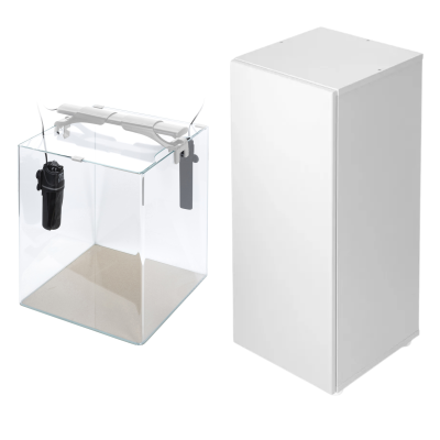 AQUAEL ZESTAW OPTIBENT WHITE SET 70 + SZAFKA