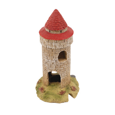 AQUAEL WIEŻA OZDOBA DO AKWARIUM 8X7.5X14 CH-11010