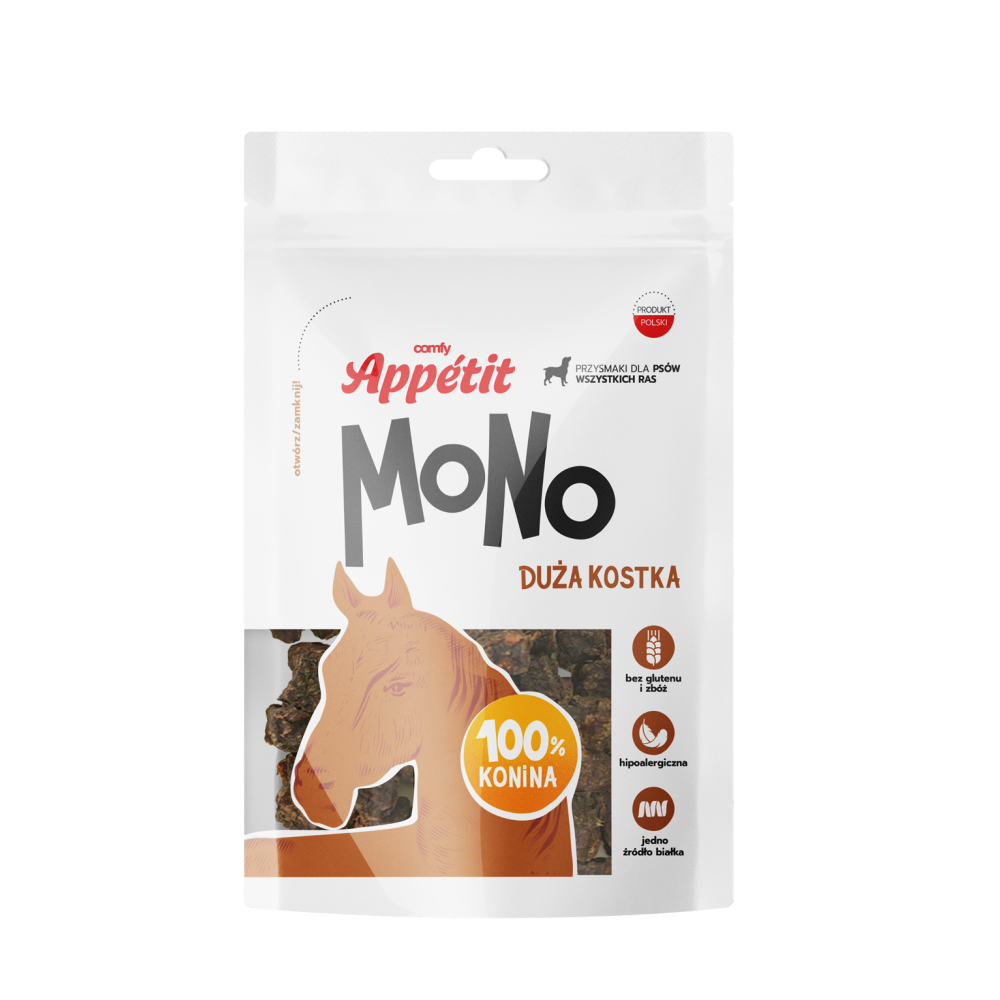 COMFY APPETIT MONO KOSTKA DUŻA KONINA 80G