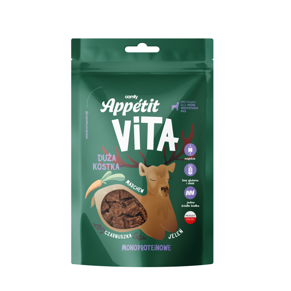 COMFY APPETIT VITA KOSTKA DUŻA JELEŃ 80G