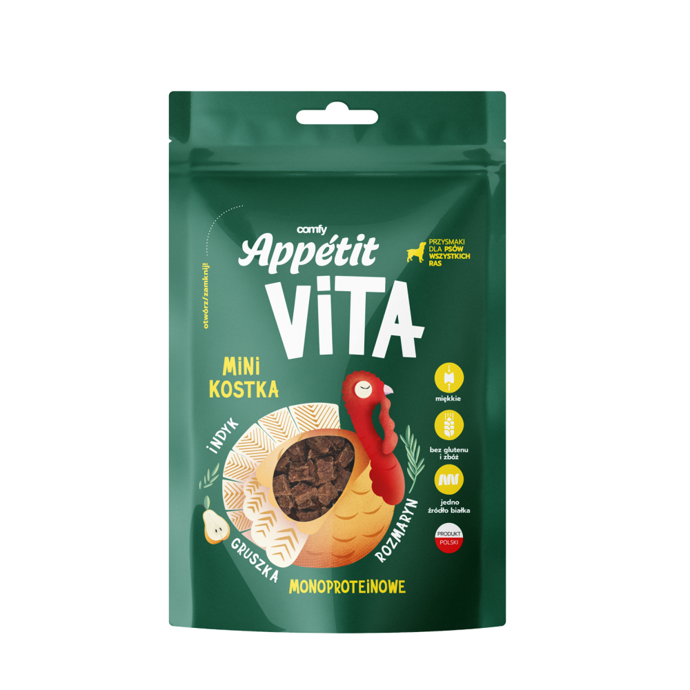 COMFY APPETIT VITA KOSTKA MINI INDYK 80G