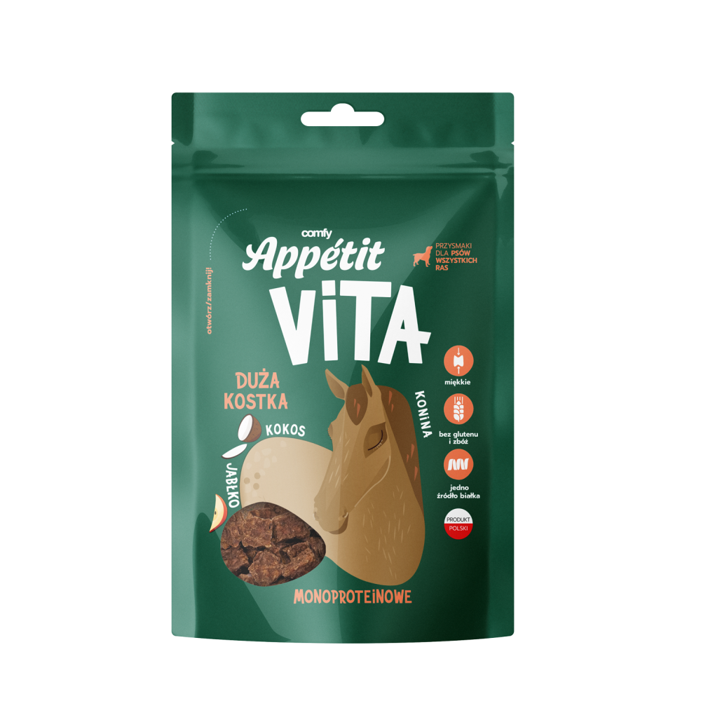 COMFY APPETIT VITA KOSTKA DUŻA KONINA 80G