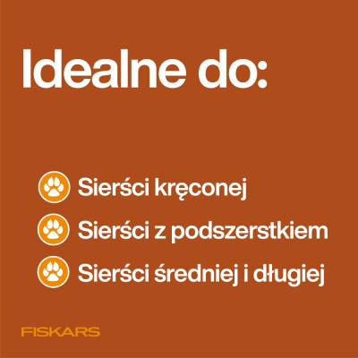 FISKARS NOŻYCZKI PROSTE PIES I KOT