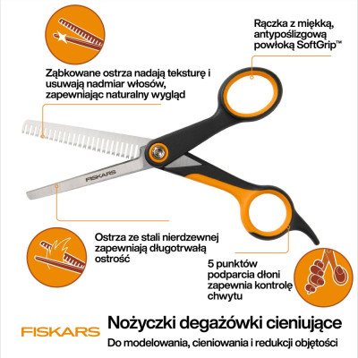 FISKARS DEGAŻÓWKI DO CIENIOWANIA PIES I KOT