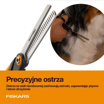 FISKARS DEGAŻÓWKI DO CIENIOWANIA PIES I KOT
