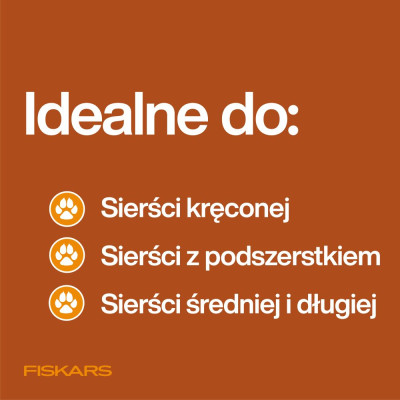 FISKARS DEGAŻÓWKI DO CIENIOWANIA PIES I KOT