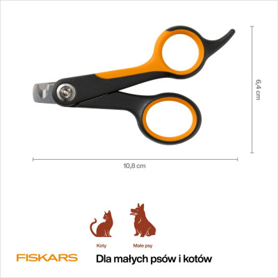 FISKARS OBCINACZ DO MAŁYCH PAZURKÓW