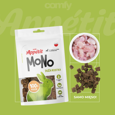 COMFY APPETIT MONO KOSTKA DUŻA KRÓLIK 80G