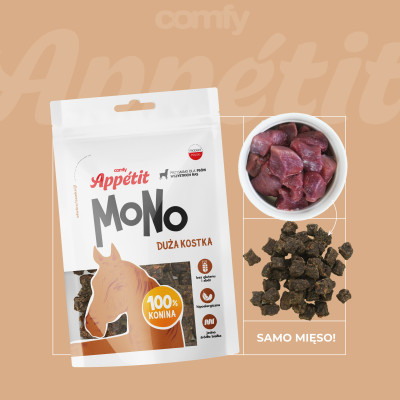 COMFY APPETIT MONO KOSTKA DUŻA KONINA 80G