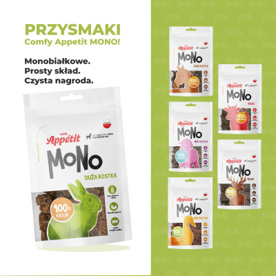 COMFY APPETIT MONO KOSTKA DUŻA KRÓLIK 80G